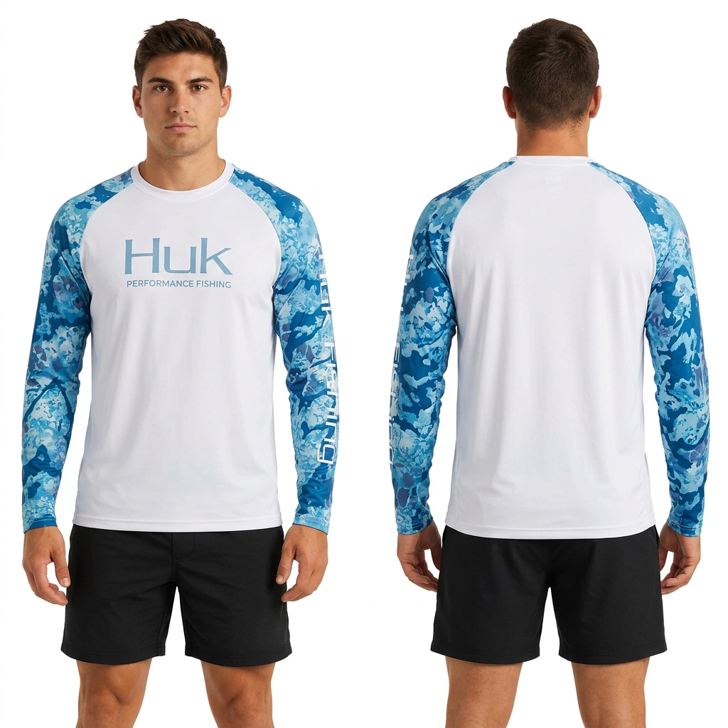 White Reef Long Sleeve performance fishing shirt