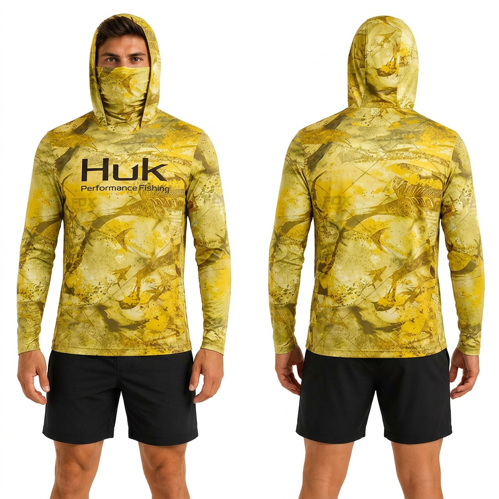 Gold Reef Hooded performance fishing shirt